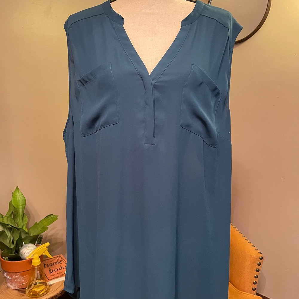 Dark blue blouse